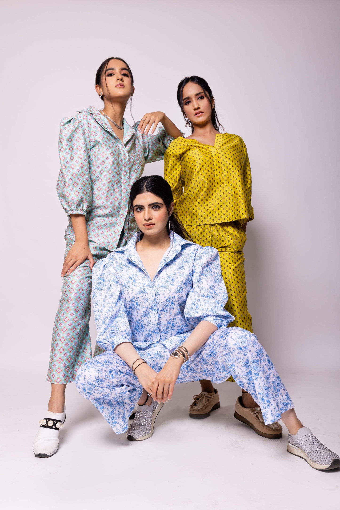 Blue Garden Pant - Ackee