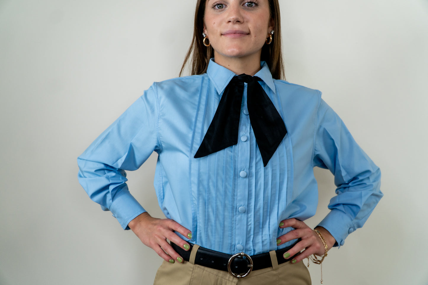 Cami Blue Shirt
